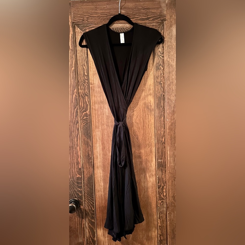 Sleeveless Wrap Dress